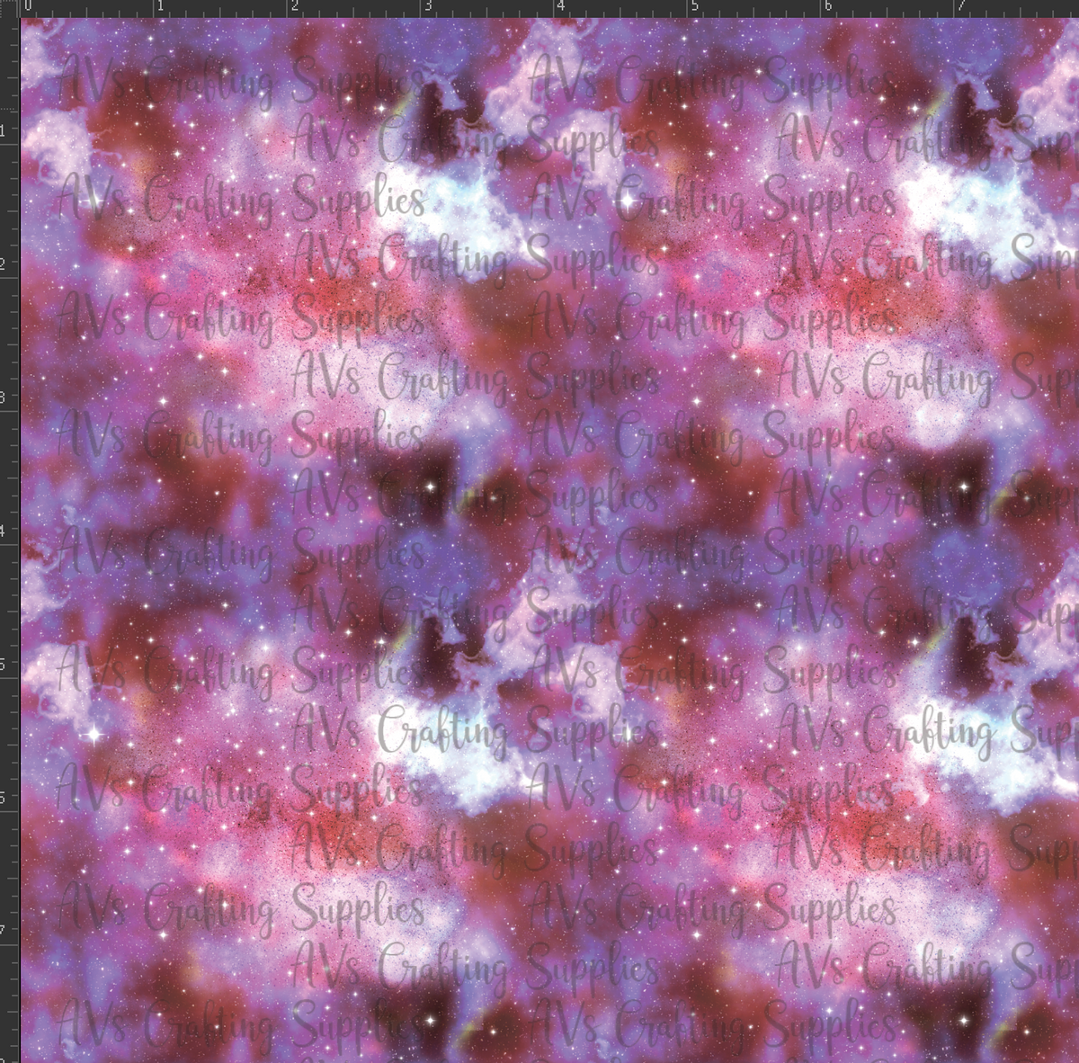 Pink and Purple Galaxy Print