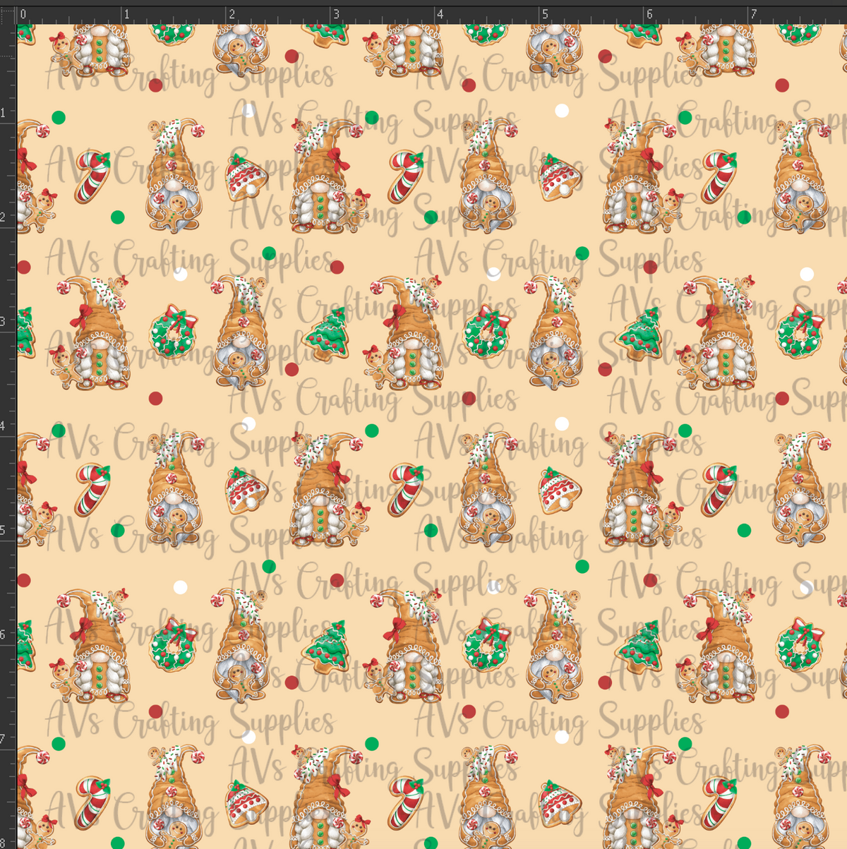 Gingerbread Gnomes Print
