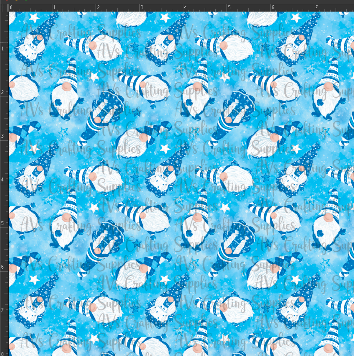 Winter Gnomes Print