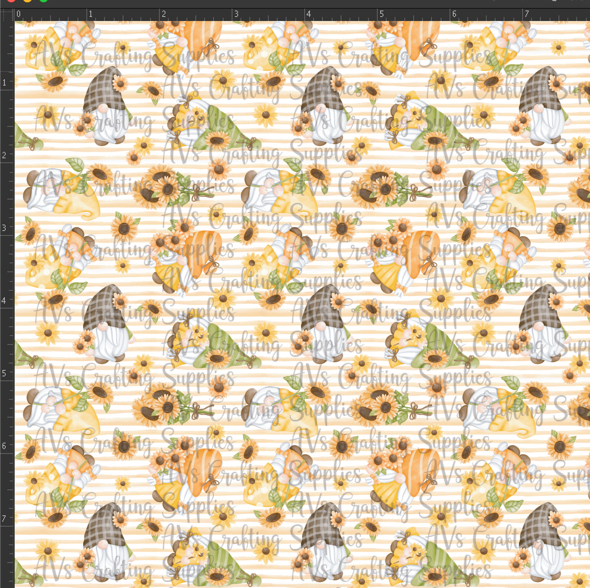 Sunflower Gnomes Print