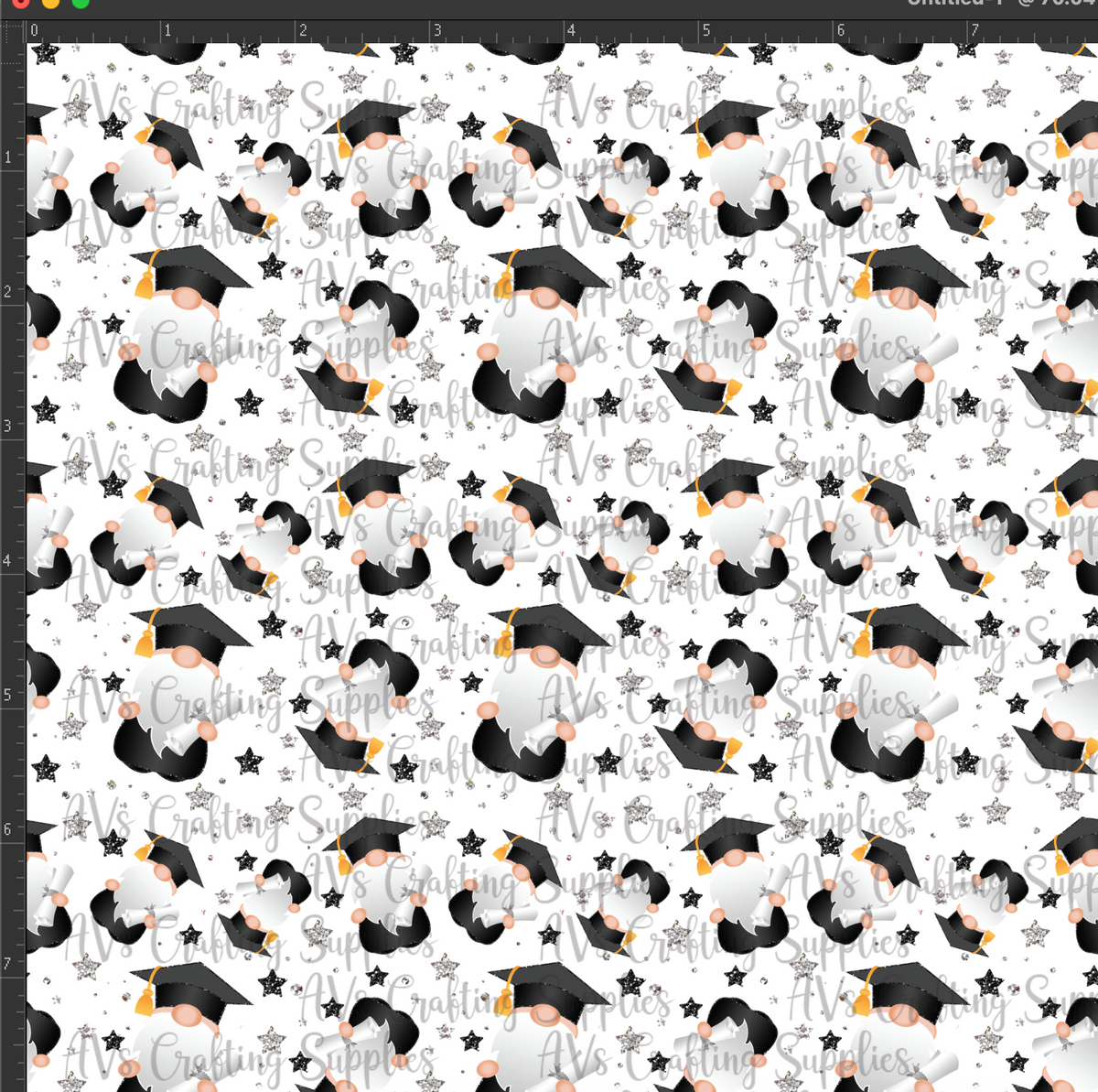 Graduation Gnomes Print