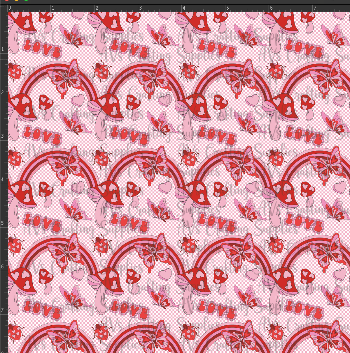 Groovy Mushroom Love Print