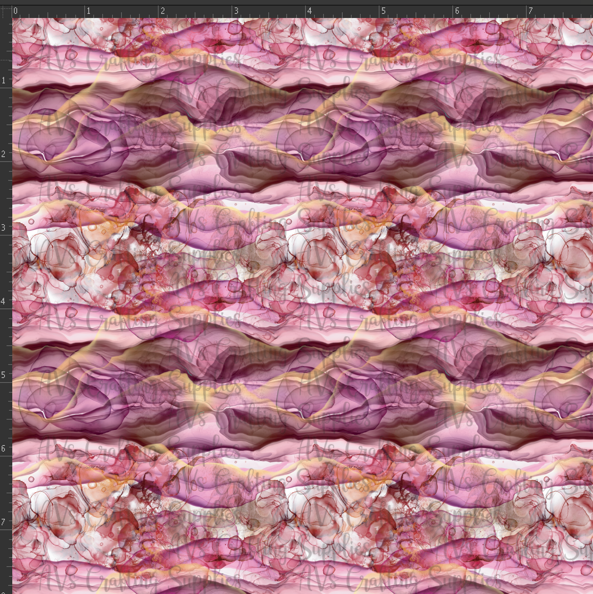 Pink Ink Print