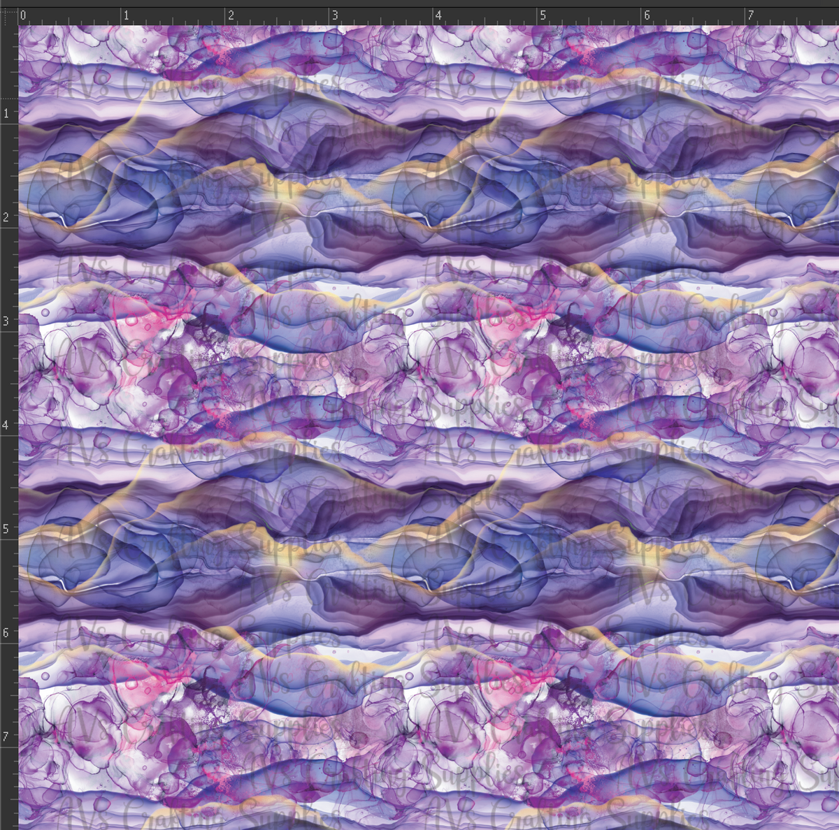 Purple Ink Print