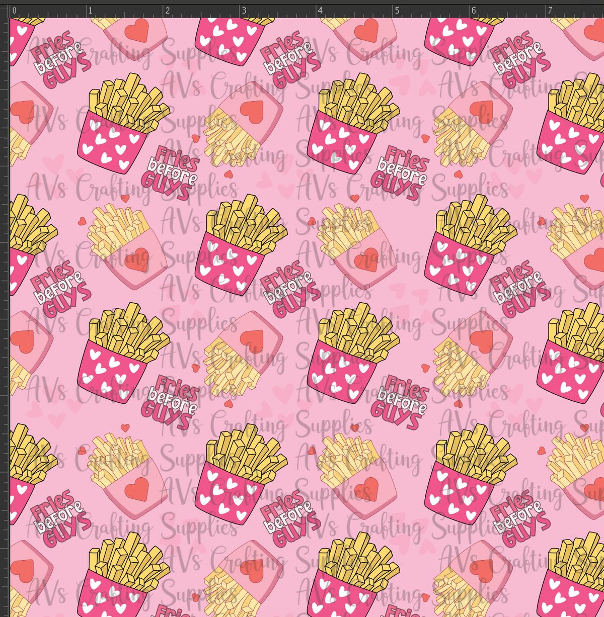 Fries Before Guys Print