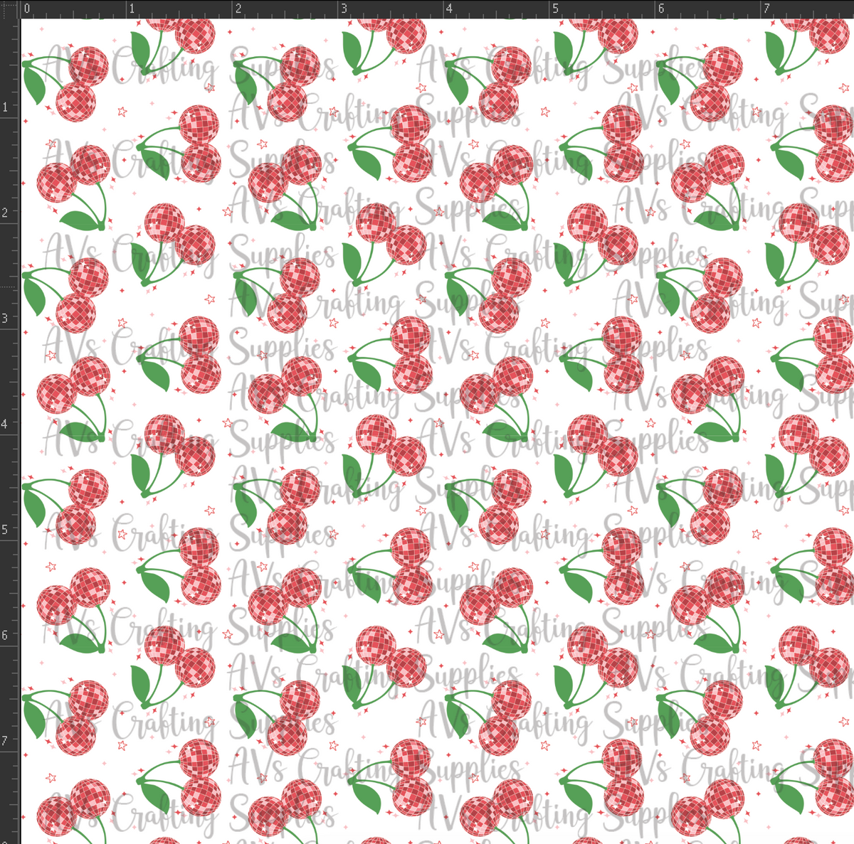 Disco Cherries Print