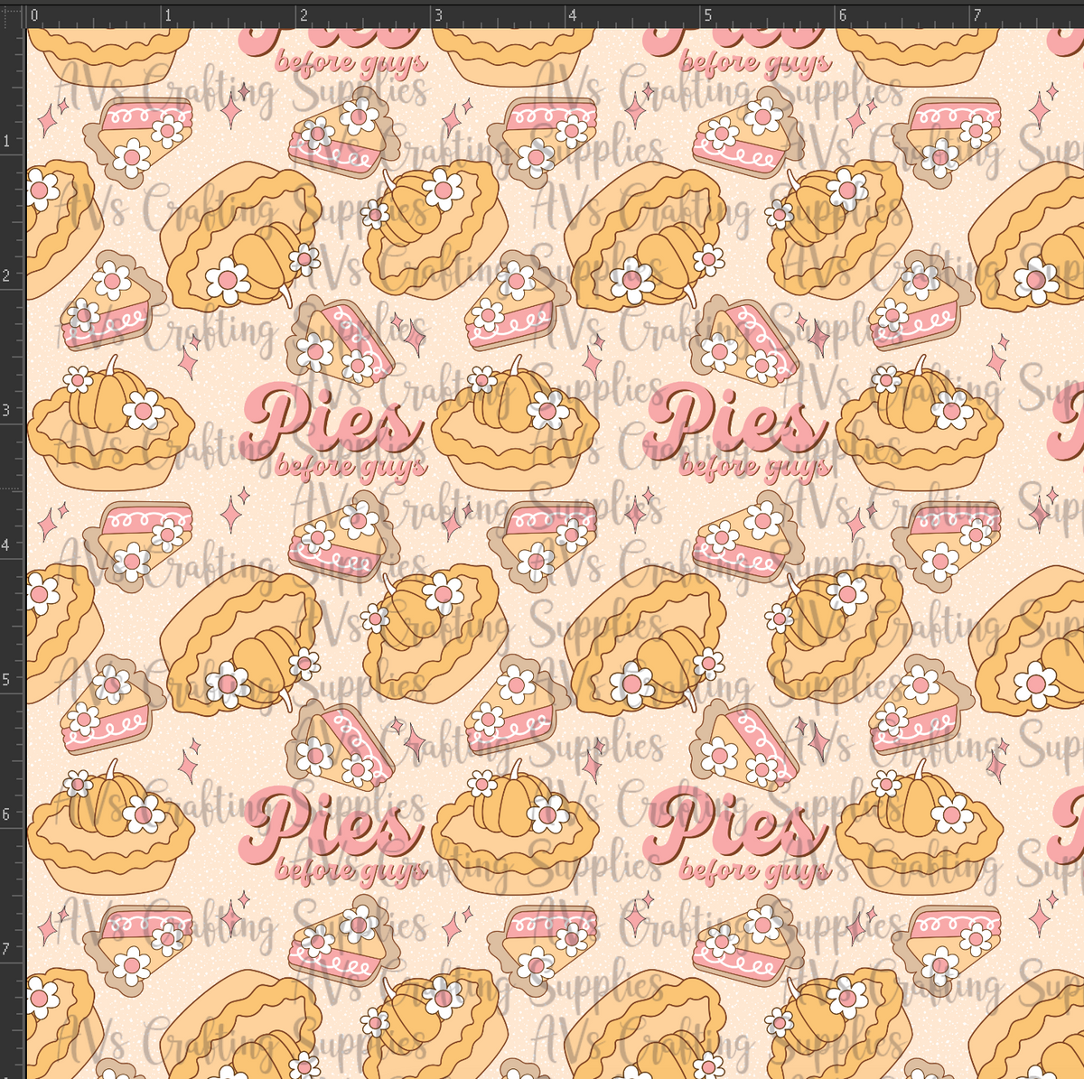 Pies Before Guys Print