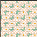 Daisies and Butterflies Print