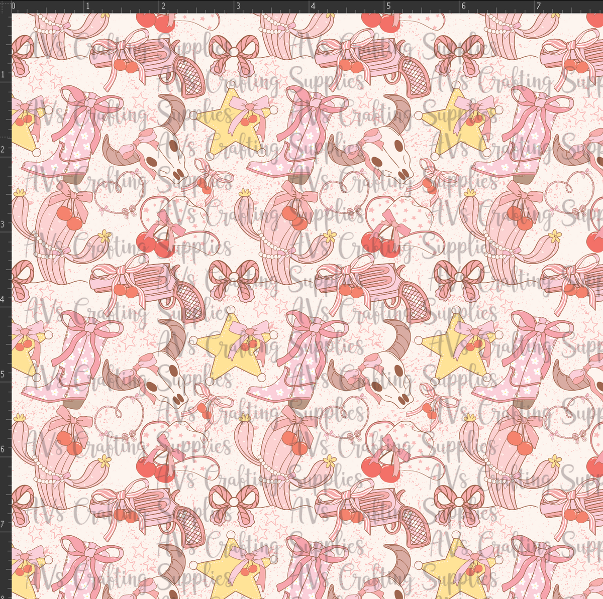 Girly Western Print