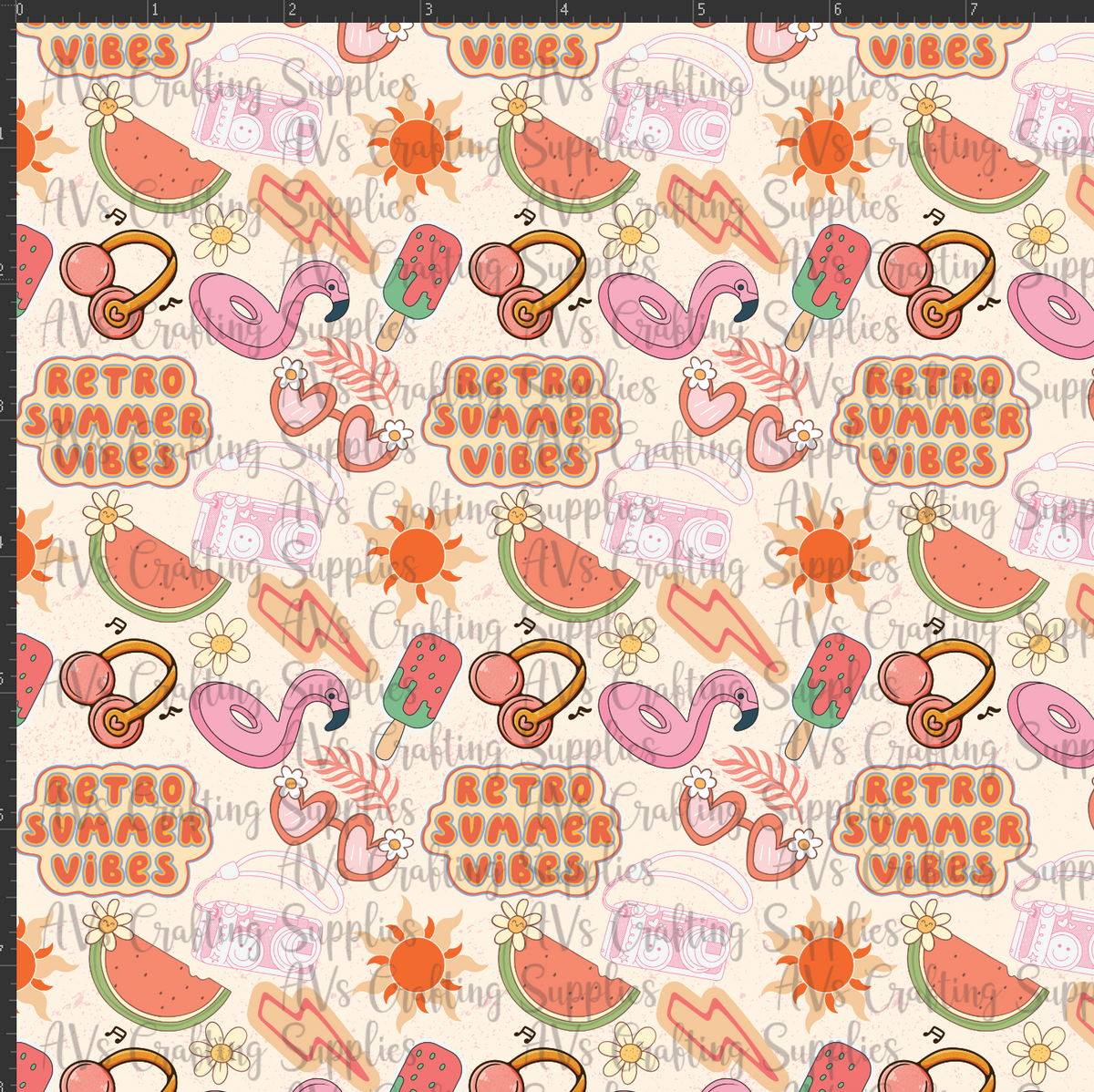 Retro Summer Vibes Print