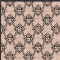 Bull Skull Print