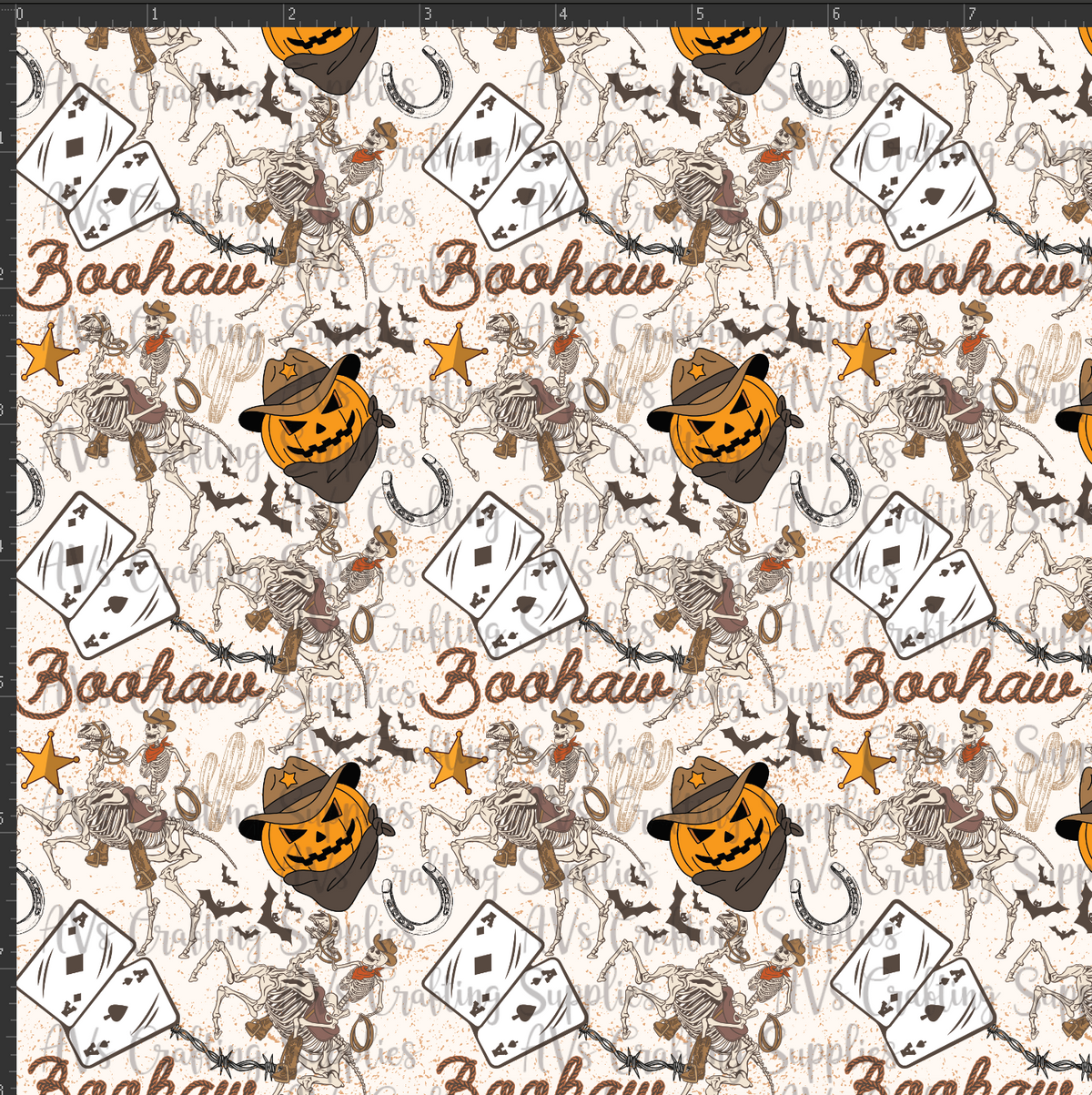 Boo-Haw Cowboy Print