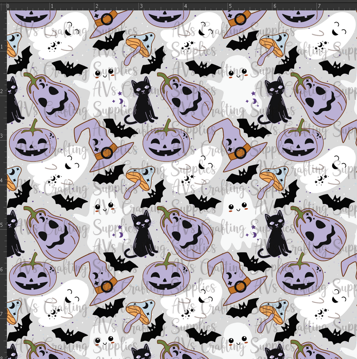 Purple Pumpkins Print