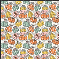 Polka Dots Pumpkins Print