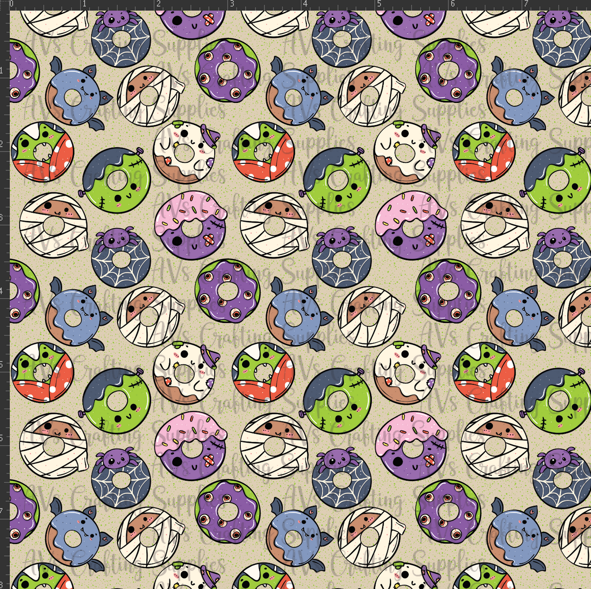 Halloween Donuts Print