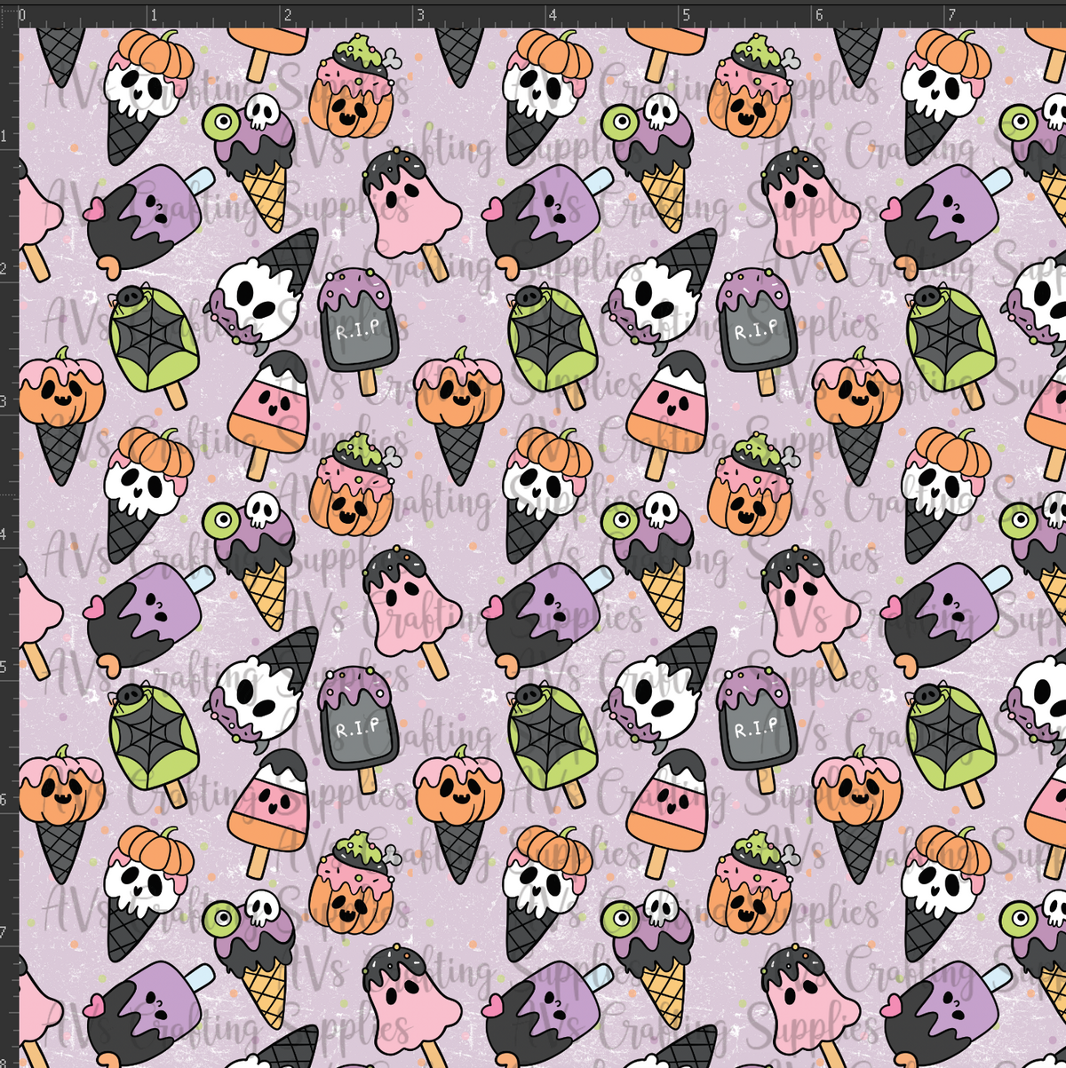 Halloween Ice Cream Print
