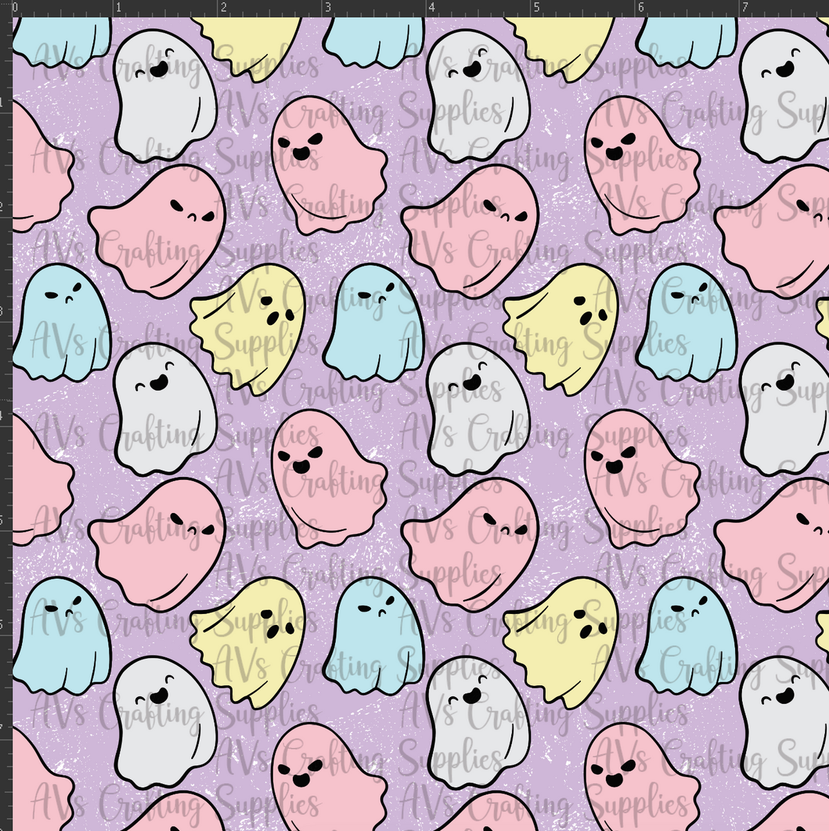 Pastel Ghosts Print
