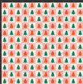 Christmas Tree Checkers Print