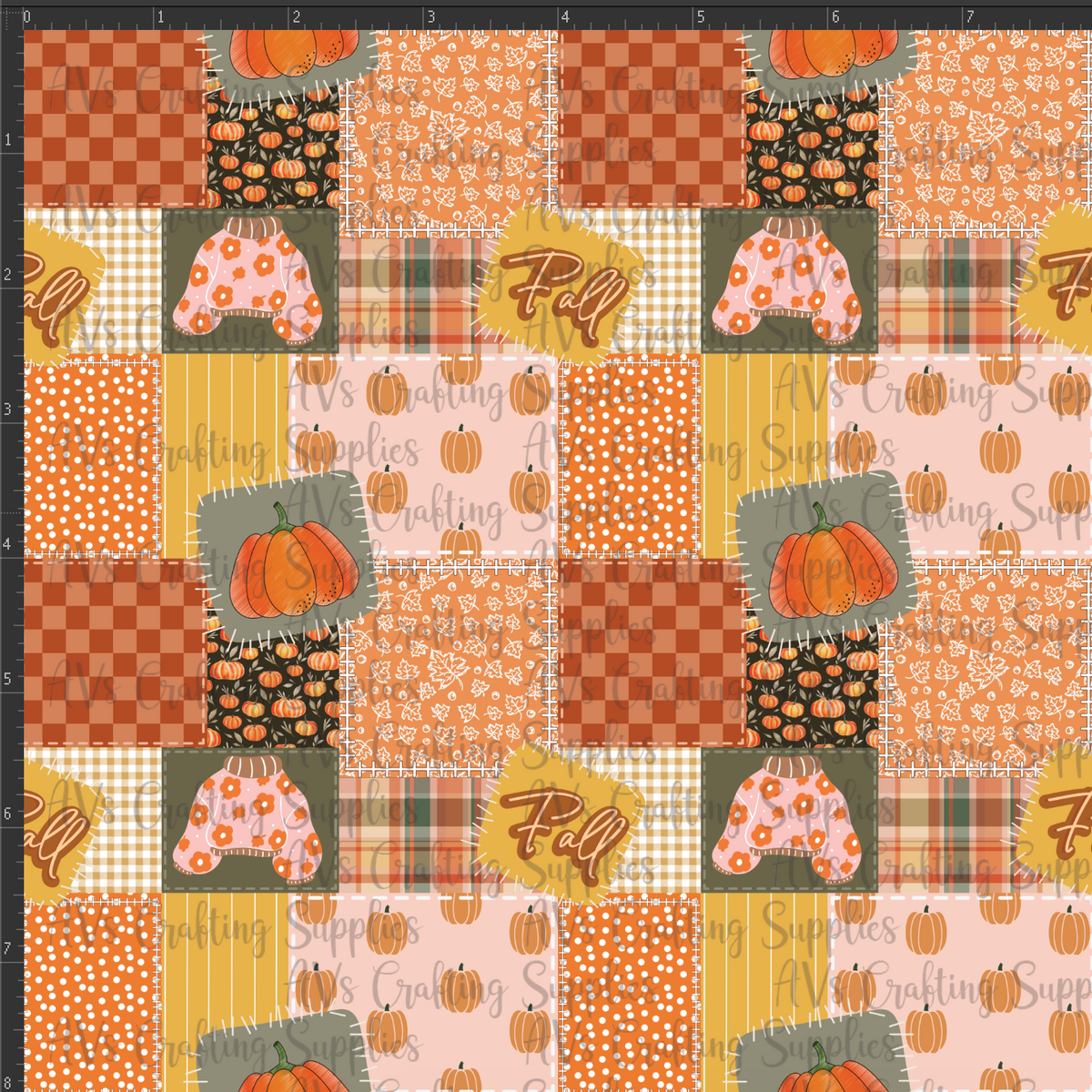 Sweater Weather Patchwork Print