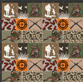 Hunting Patchwork Print