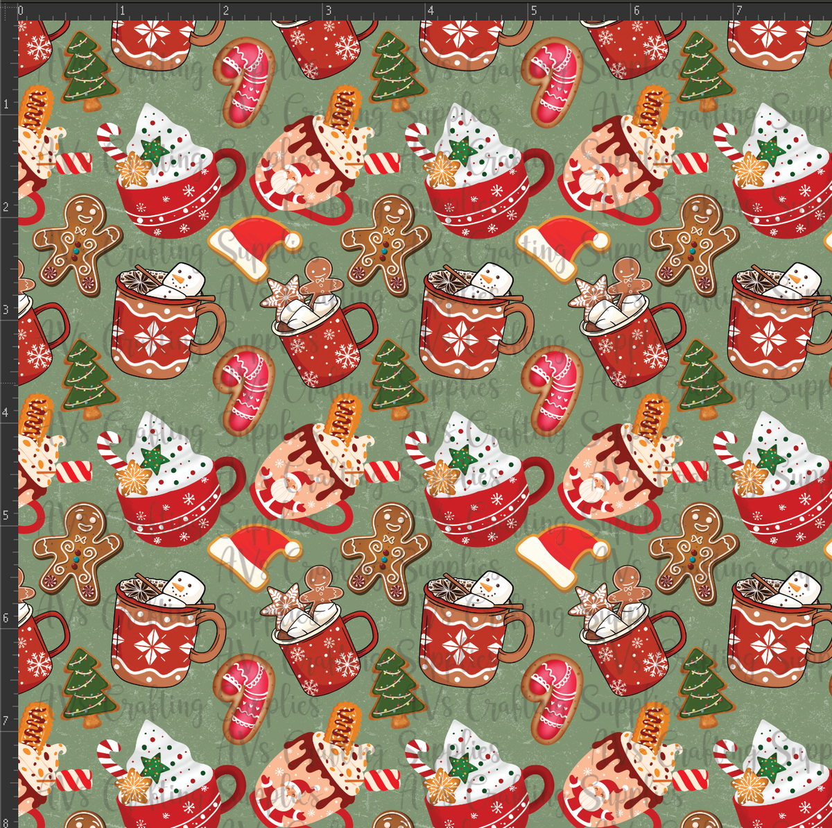 Gingerbread Hot Cocoa Print