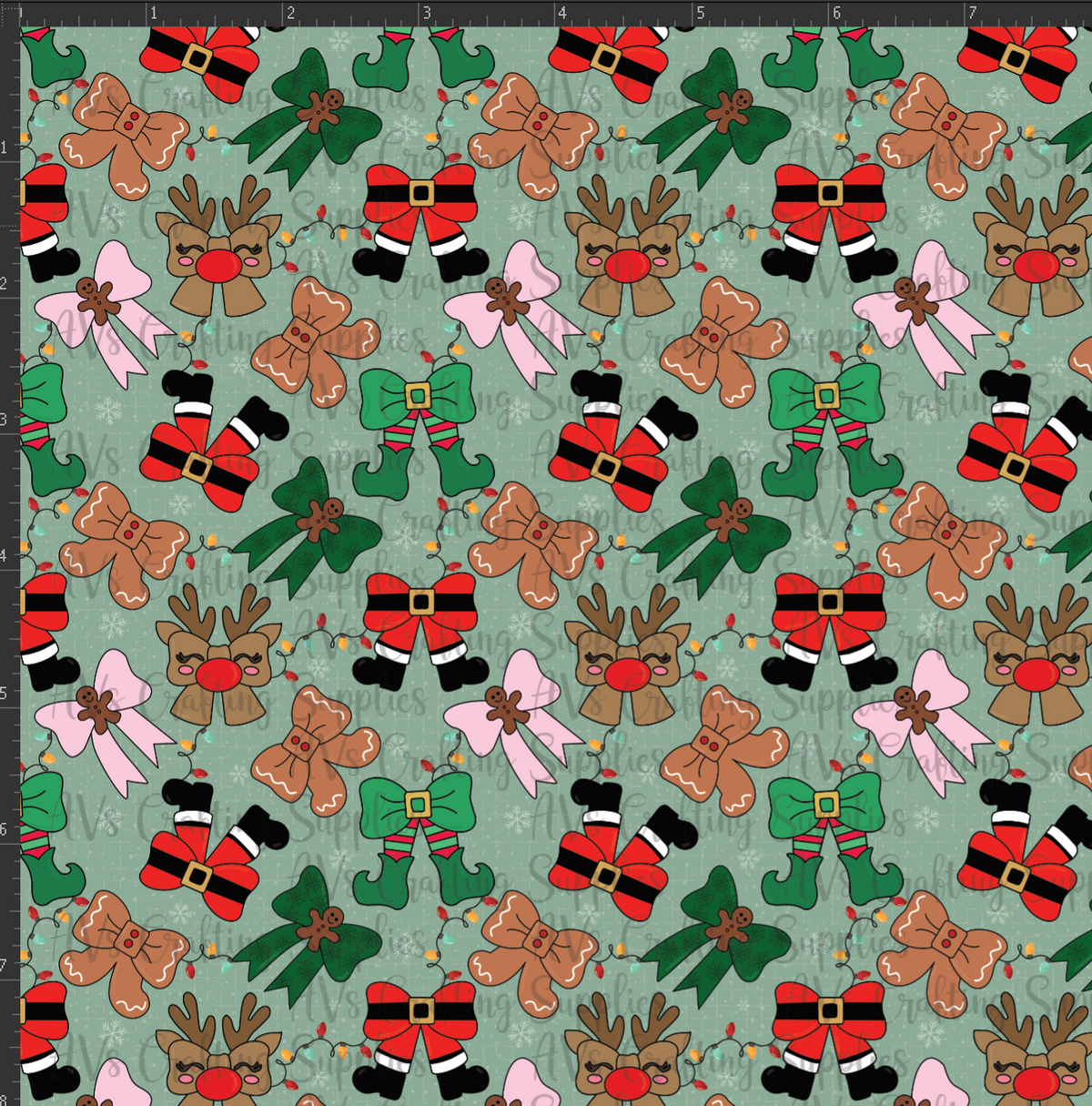 Christmas Bows Print