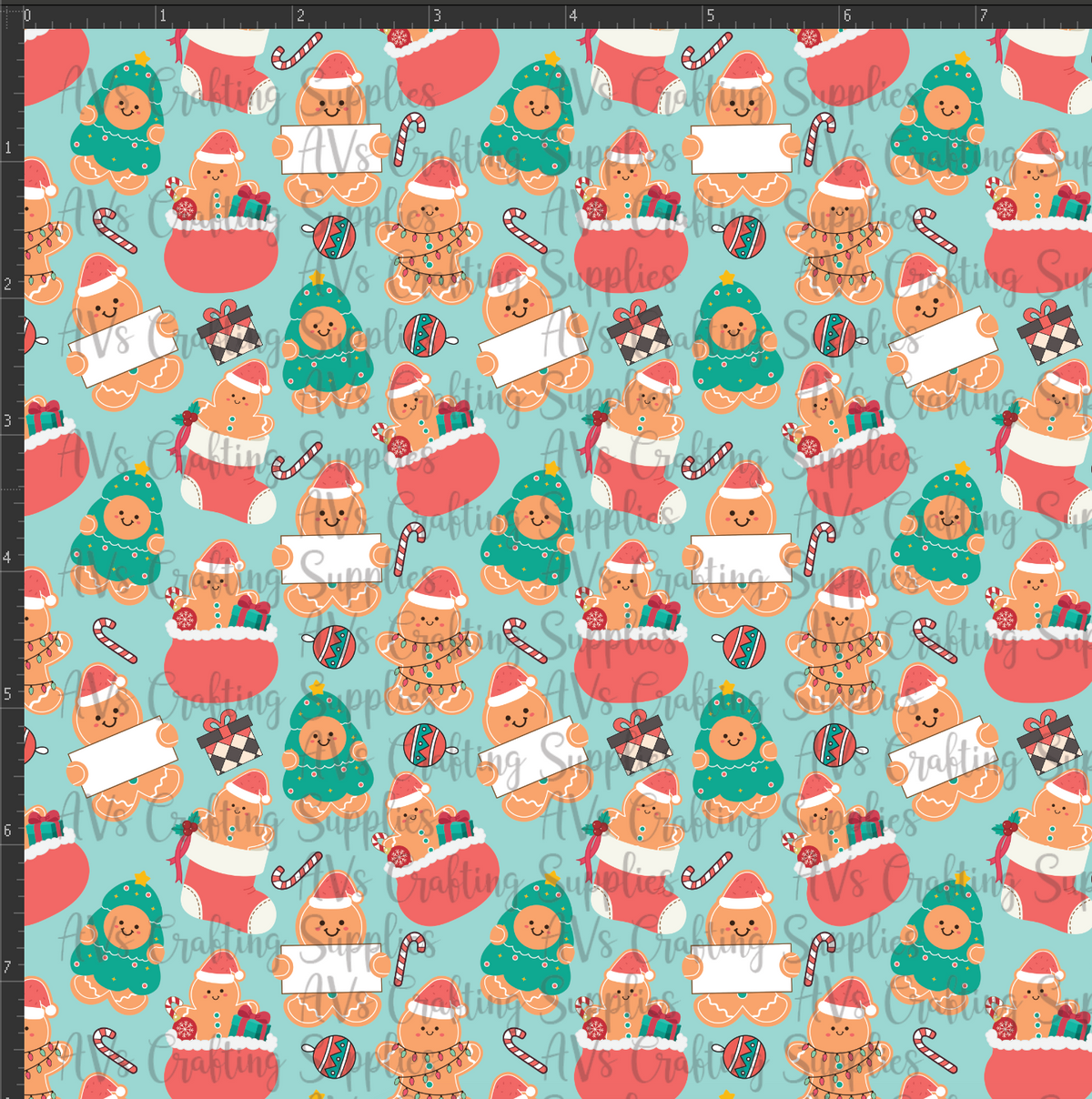 Christmas Gingerbread Print