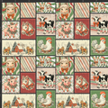Christmas Vintage Animals Print