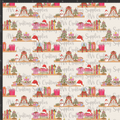 Christmas Bookshelves Print