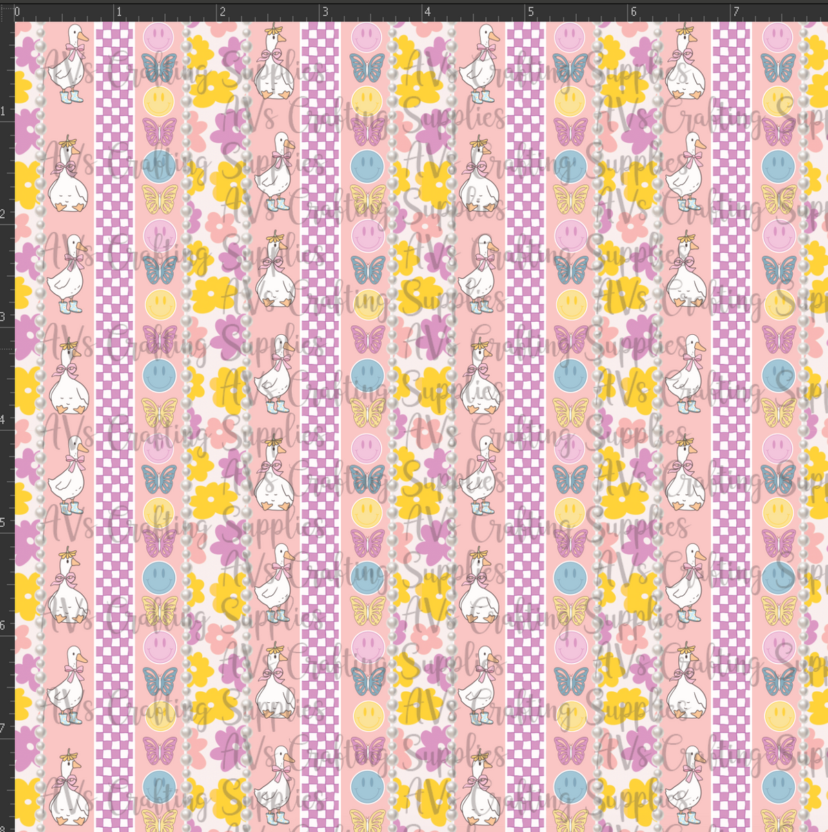 Spring Goose Wallpaper Print