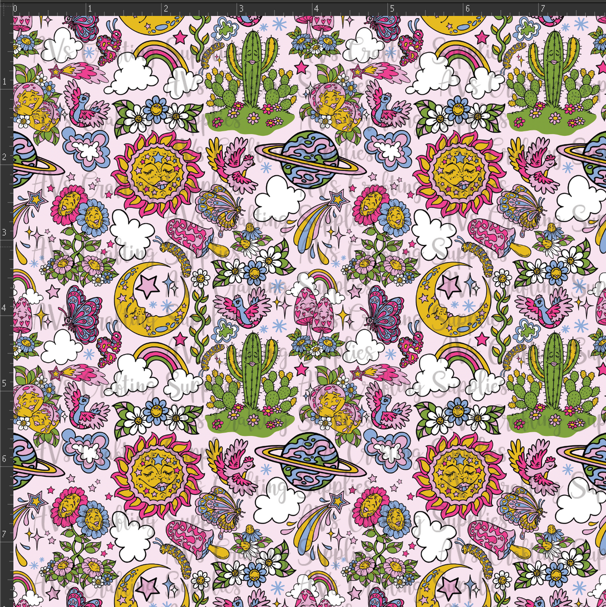 Groovy Sun Print