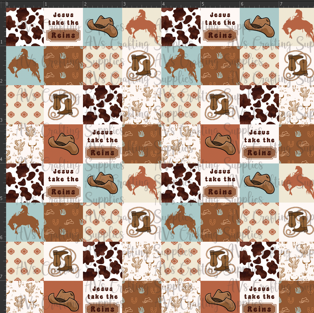 Jesus Take the Reins Print