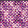 Pink Mermaid Scales Print