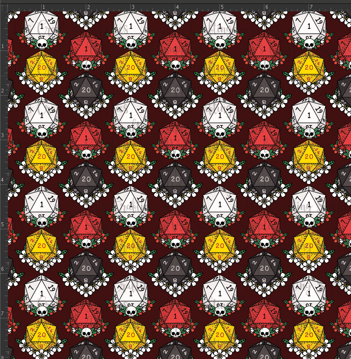 DND Dice Print