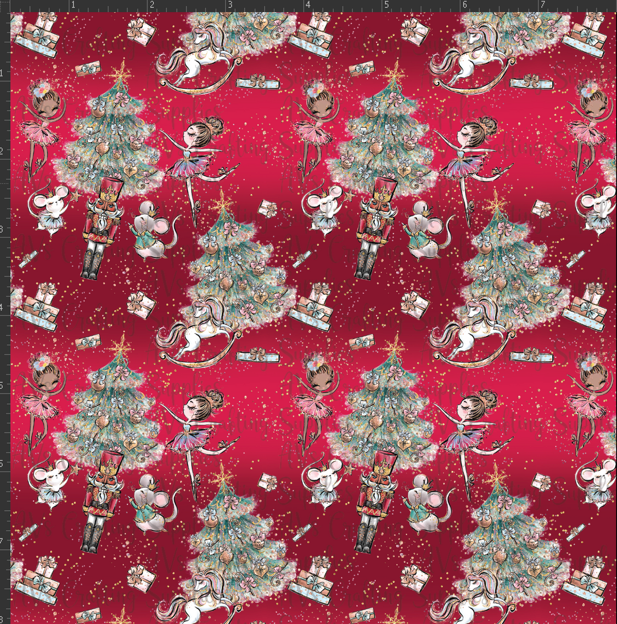 Nutcracker Tree Print