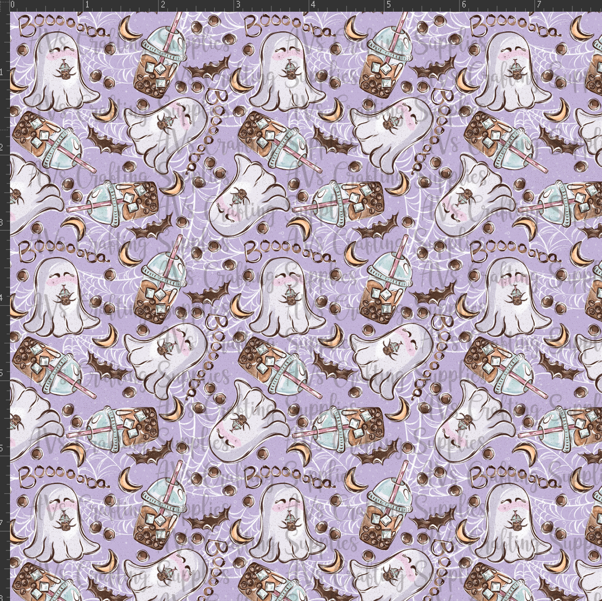 Ghosts and Coffee Print