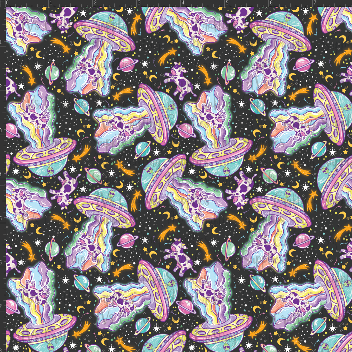 UFO Cow Print