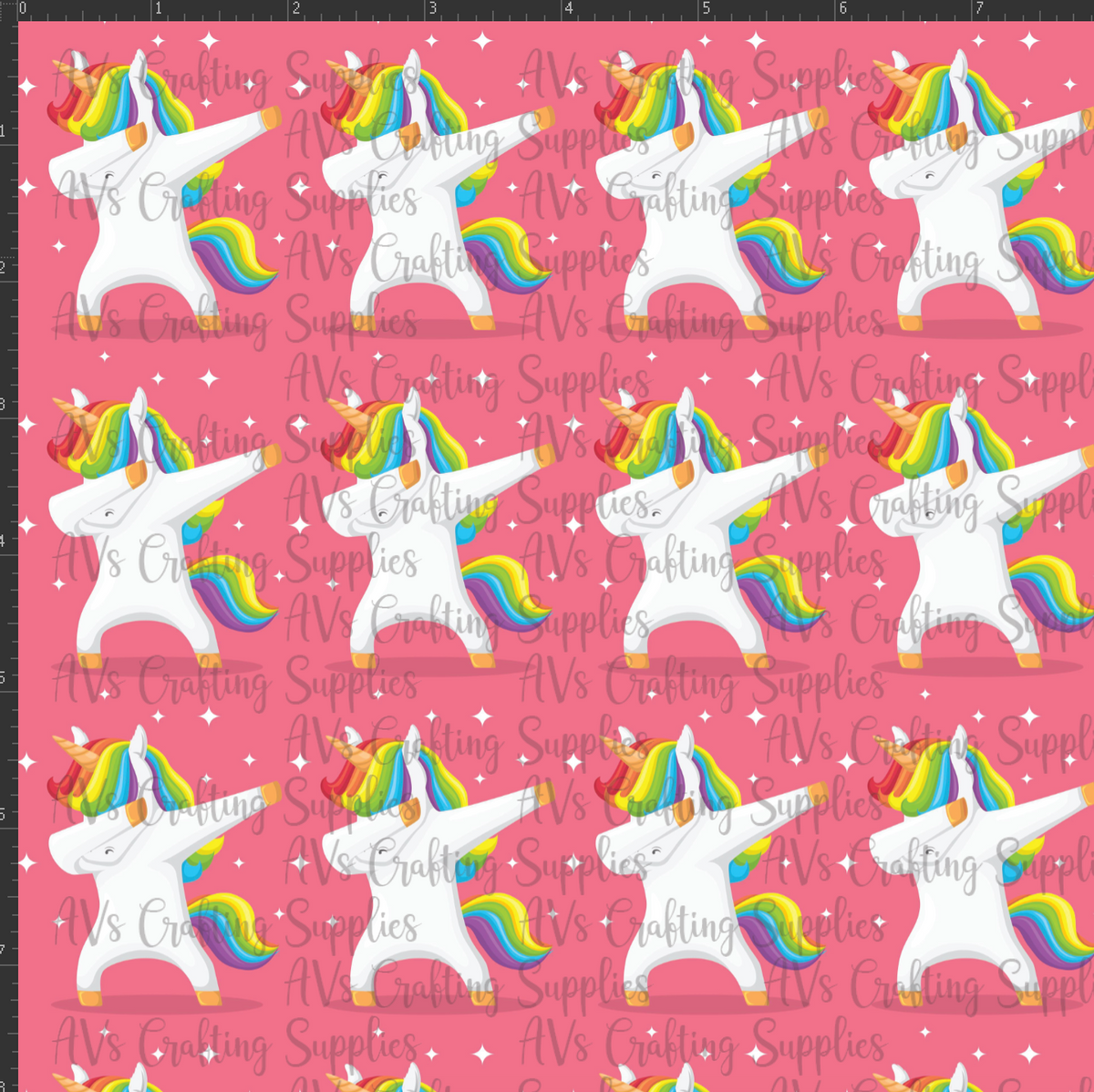 Dabbing Unicorns Print