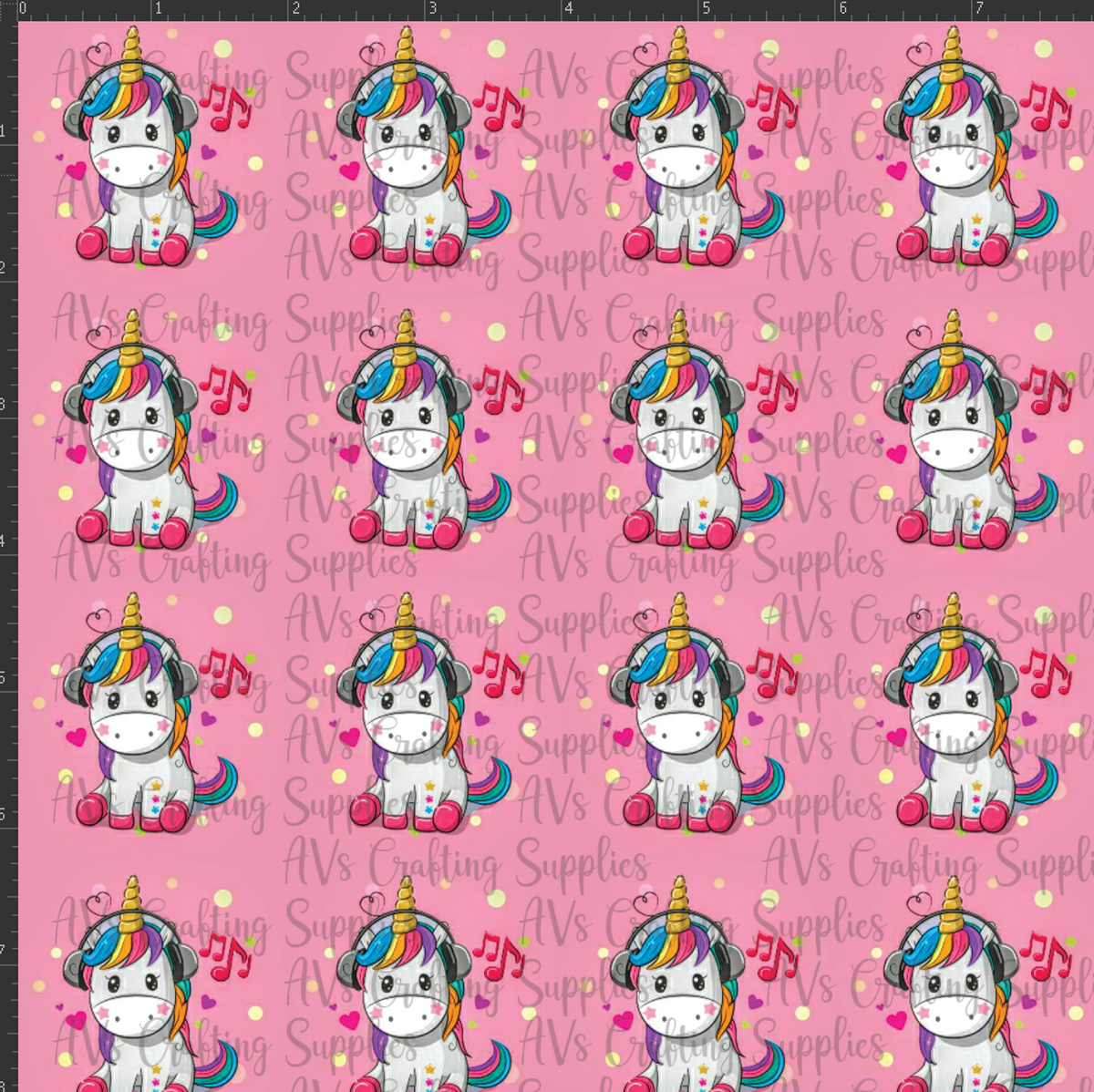 Musical Unicorns Print
