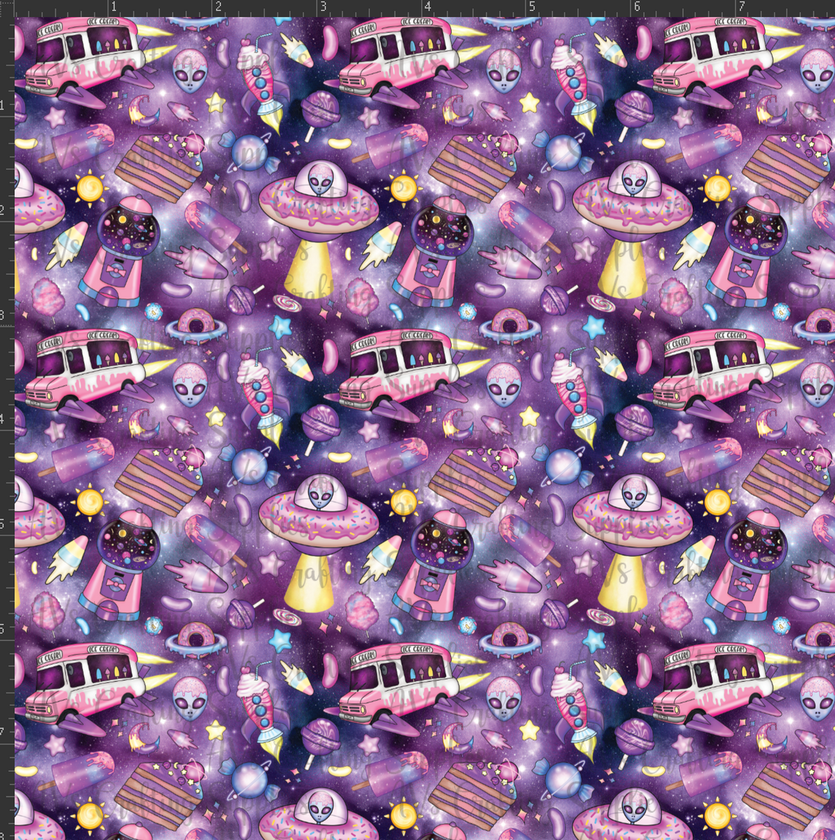 Pink Alien Print