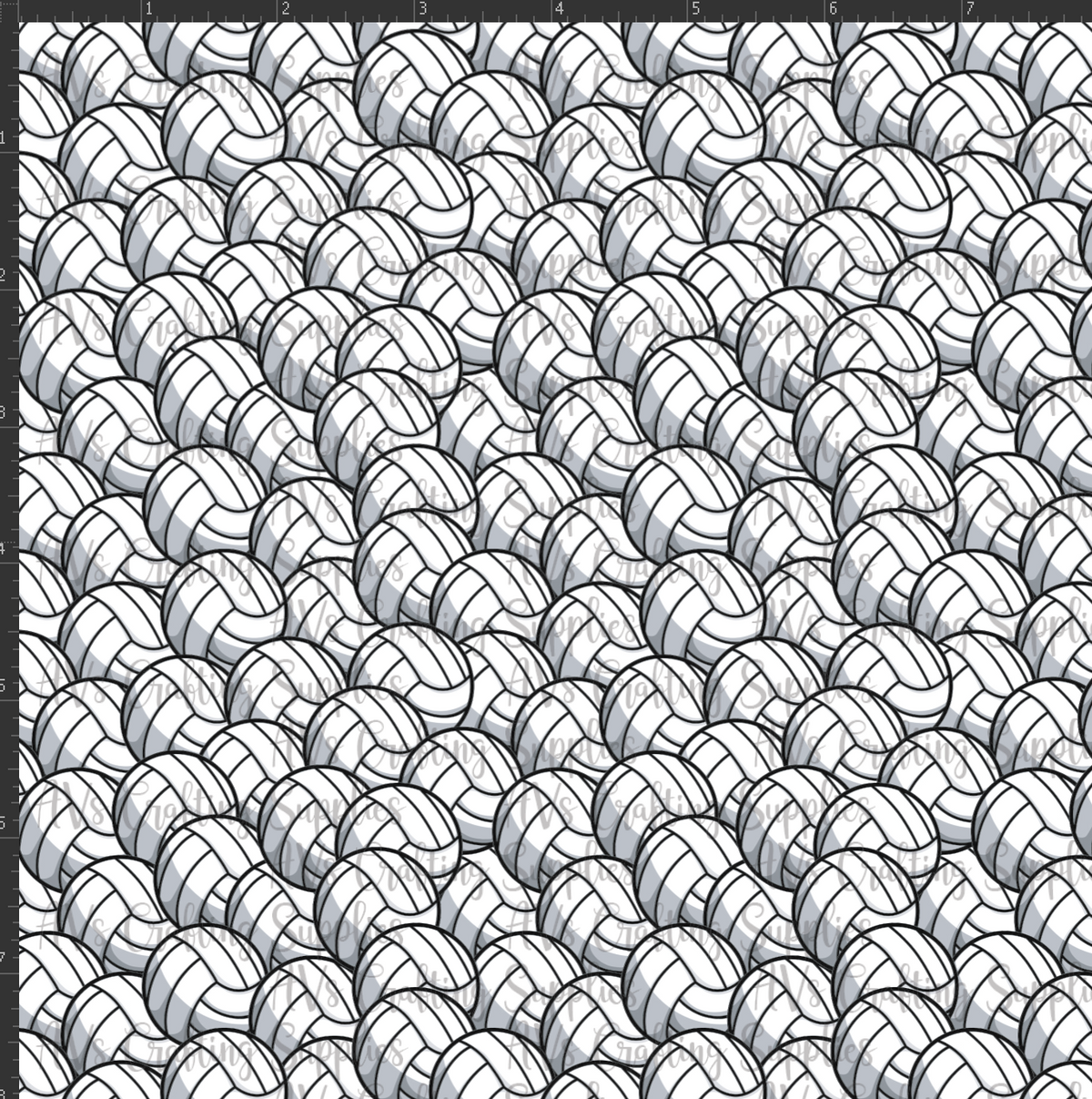 Volleyball Collage Print