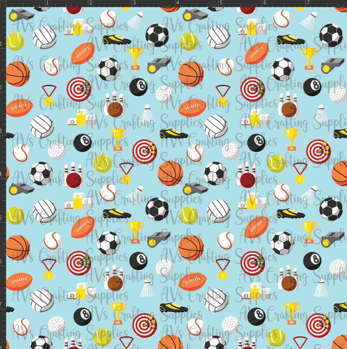 Sports Balls Print