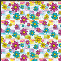 Neon Daisies Print