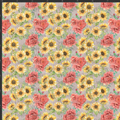Roses and Sunflowers Print