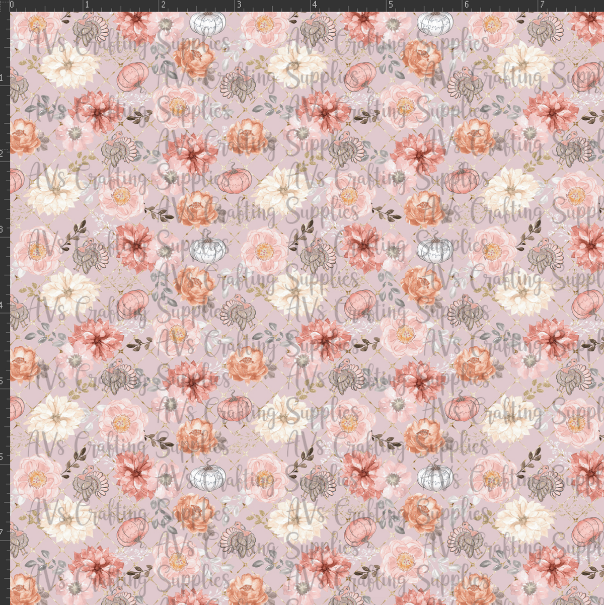 Floral Turkey Print