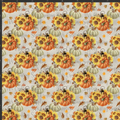 Pumpkins and Sunflowers Print